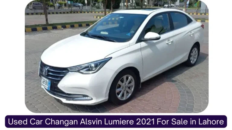 Used Car Changan Alsvin Lumiere 2021 For Sale in Lahore