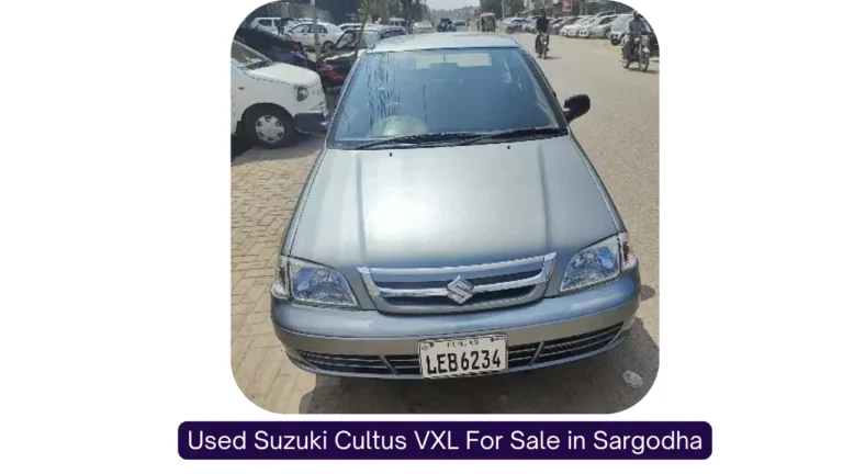 Used Suzuki Cultus VXL For Sale in Sargodha